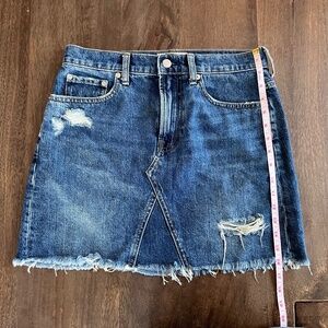Everlane Denim Reconstructed Skirt ($25) Size 28